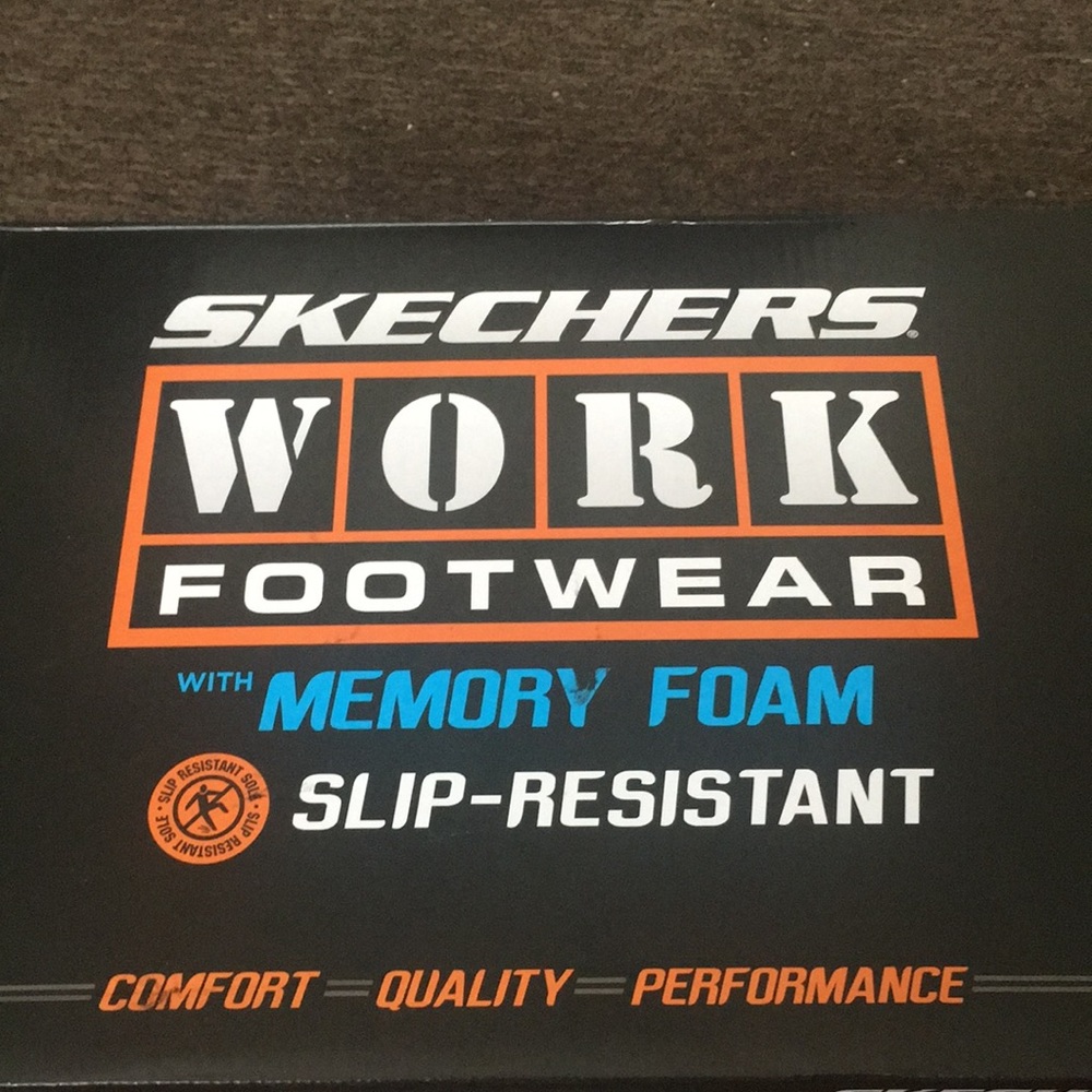 Skechers Work Footwear with Memory Foam